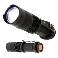 Fémházas Zoom LED kézi elemlámpa MD75