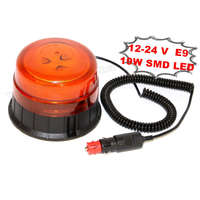 Megkülönböztető jelzés, nagyteljesítményű LED villogó, narancs sárga, WAR11M 12/24V E9