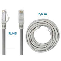 Szerelt UTP CAT6e kábel IP kamerákhoz és hálózatokhoz 7.5 méter U0675-UTP-7.5M