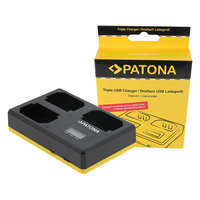 Patona PATONA USB Tripla töltő - Sony NP-FZ100 A7 III A7M3 Alpha 7 III A7 R III A7RM3 Alpha 7 R III A9 (1922)