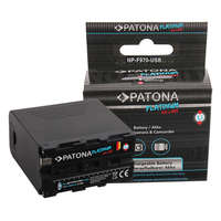 Patona PATONA Platinum NP-F970 Akku és USB Power Bank 10500mAh - 1304 (Sony NP-F970 F960 F950 Powerbank 5V/2A USB és Micro)