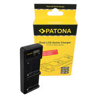 Patona PATONA Dual LCD USB NP-F Akku Töltő - 1886 (Sony F550 F750 F970 FM50 FM500H)