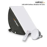 Walimex Walimex Bi-Color LED Lámpa szett - 60W LED - 40x60 cm softbox - E27 foglalat - távirányító - 23104