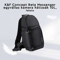 K&amp;F Concept K&F Concept Beta Messenger egyvállas kamera hátizsák 10L, fekete (KF-13-141)