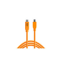 Tether Tools TETHER TOOLS TetherPro USB Type C > Micro-B 5pin 4.6m narancs - 288232 (CUC2515)