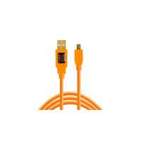 Tether Tools TETHER TOOLS TetherPro Kábel USB 2.0. > Mini-B 5pin 4.6m narancs - (CU5451)