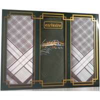 ETEX Etex M15-csuka férfi textilzsebkendő lux díszdobozban 3db