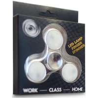 Fidget Spinner FS-L02 matt/ezüst világítós pörgettyű