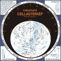  Forgatható csillagtérkép planiszféra (merev karton)