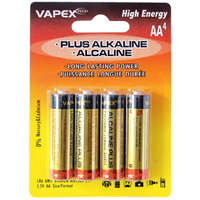 Vapex Vapex AA PLUS Alkaline 4 db 1.5V tartóselem