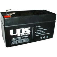 UPS UPS 12V 1.3Ah zselés ólom akkumulátor riasztórendszerekhez