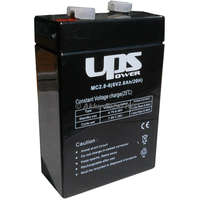 UPS UPS 6V 2,8 Ah zselés ólom akkumulátor riasztórendszerekhez
