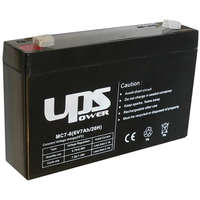 UPS UPS 6V 7Ah zselés ólom akkumulátor riasztórendszerekhez