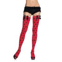 Leg Avenue Leg Avenue pöttyös combfix katicabogár dísszel (6253)