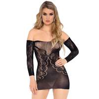 Leg Avenue Leg Avenue ejtettvállú miniruha (86161)