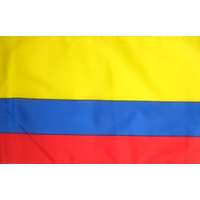 Kolumbia zászló kicsi (30 x 45 cm) zászlórúdon