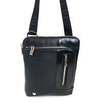 GIUDI GIUDI fekete, aszimmetrikus, fém zippes közepes bőr váll és testtáska G10925AECOL-03