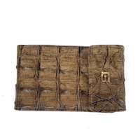 GIUDI GIUDI fekvő mogyoró barna hüllő mintás kártyatartó 6421STP-02