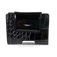 GIUDI GIUDI fekete-hüllő mintás-lakk női pénz-és irattárca G6911VAGVL-03