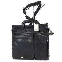 GIUDI GIUDI fekete, betolható dupla fogós ,divatos férfi aktatáska G5669A-03