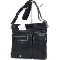 GIUDI GIUDI fekete, betolható dupla fogós ,divatos férfi aktatáska G5669A-HV