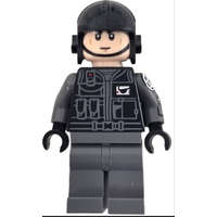 Imperial Shuttle Pilot - Light Nougat Head, Black Aviator Cap lego star wars figura