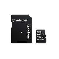 GoodRam Memóriakártya GOODRAM microSD SD 128GB CLASS 10 UHS I 100MB / s adapterrel