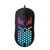 MH Protect Art Optical vezeték nélküli egér 6400DPI USB RGB AM-99 ultra fekete