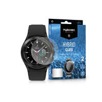 MyScreen Protector Samsung Galaxy Watch4 (40 mm) rugalmas üveg képernyővédő fólia MyScreen Protector Hybrid Glass 2 db/csomag átlátszó