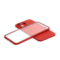 - 360 FULL BODY IPHONE 13 PRO MAX 6.7 TPU TOK + ÜVEG FÓLIA PIROS