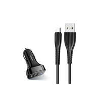 Usams USAMS NT KING TU SZIVARGYÚJTÓS TÖLTŐVÉG 2.1A + 1M MICRO USB KÁBEL FEKETE