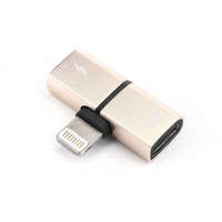 MH Protect iPhone Lightning - Lightning adapter rövid arany (bliszteres csomagolás)