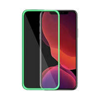 MH Protect Fluoreszkáló Apple iPhone 11 Pro (5.8) 2019 előlapi üvegfólia zöld
