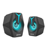 Astrum Astrum SU020 2.0 csatornás AUX bemenet/USB/microSD/FM multimédia hangszóró USB-s áramellátással, hangerőszabályozóval, 10W