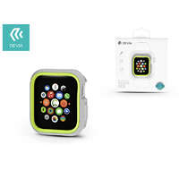 Devia Apple Watch 4 védőtok - Devia Dazzle Series 40 mm - ezüst/neon zöld