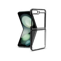 Haffner Samsung SM-F731 Galaxy Z Flip 5 5G hátlap - Focus Case - fekete/átlátszó