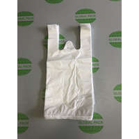 Globál Pack 20x40/13 Ingvállas bevásárlótáska (szatyor) fehér / 500db