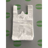 Globál Pack 24x45/10 Ingvállas bevásárlótáska (szatyor) fehér / 500db