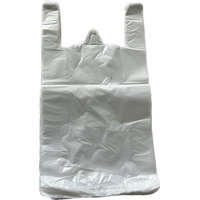 Globál Pack 28x50/10 Ingvállas bevásárlótáska (szatyor) fehér / 500db