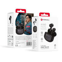 FORCELL FORCELL F-AUDIO vezeték nélküli fülhallgató TWS Clear Sound fekete