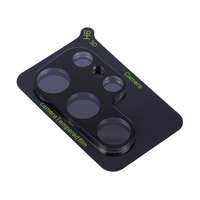 utángyártott Samsung Galaxy S24 Ultra 5D Full Glue Kameravédő fólia, fekete