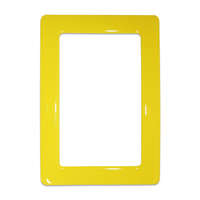 Mágneses öntapadó keret mérete 13,0 × 8,1 cm - sárga