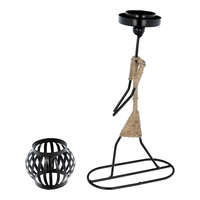 DECO Dekoratív fém gyertyatartó ART DECO Africa B modell IALC-1