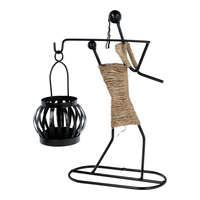 mh protect Dekoratív fém gyertyatartó ART DECO Africa modell C IALC-1