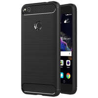 Forcell Huawei P8 LITE 2017 / P9 LITE 2017 Forcell Carbon hátlap tok fekete