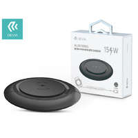 Devia Devia Qi univerzális vezeték nélküli töltő állomás - 15W - Devia Allen Series V3 Ultra-Thin Wireless Charger - black - Qi szabványos