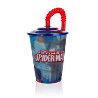 mh protect Műanyag pohár szívószállal 450 ml Spiderman