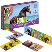 Alexander Domino Picture Horses 3 játékváltozatok GR0701