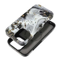 Forcell FORCELL F-PROTECT Mirage, Military Drop-Tested case compatible with MagSafe for IPHONE 16 PRO MAX silver fog