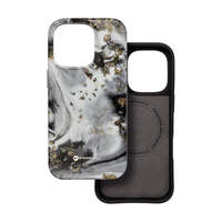 Forcell FORCELL F-PROTECT Mirage, Military Drop-Tested case compatible with MagSafe for IPHONE 15 PRO silver fog